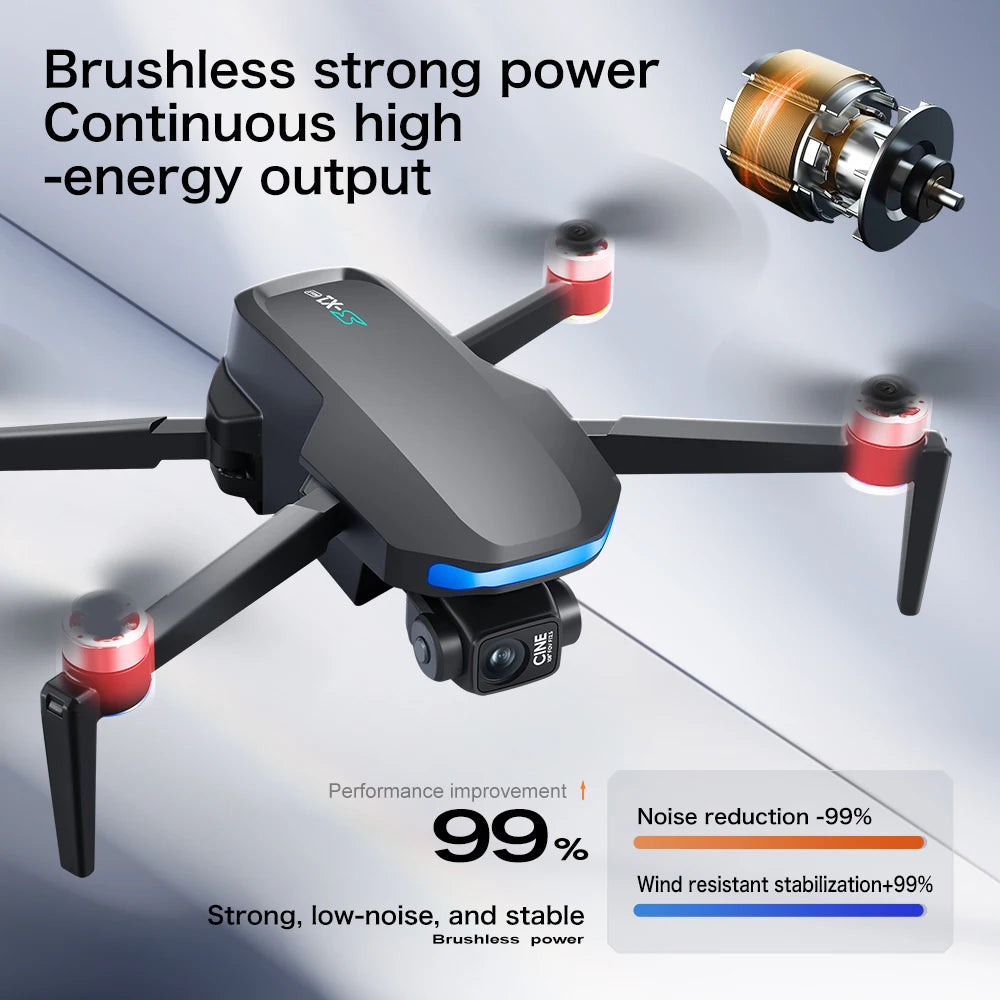 Professional Drone High-Definition Aerial Photography Aircraft Gps Positioning Drone Quadcopter Remote Control Aircraft Toy Gift