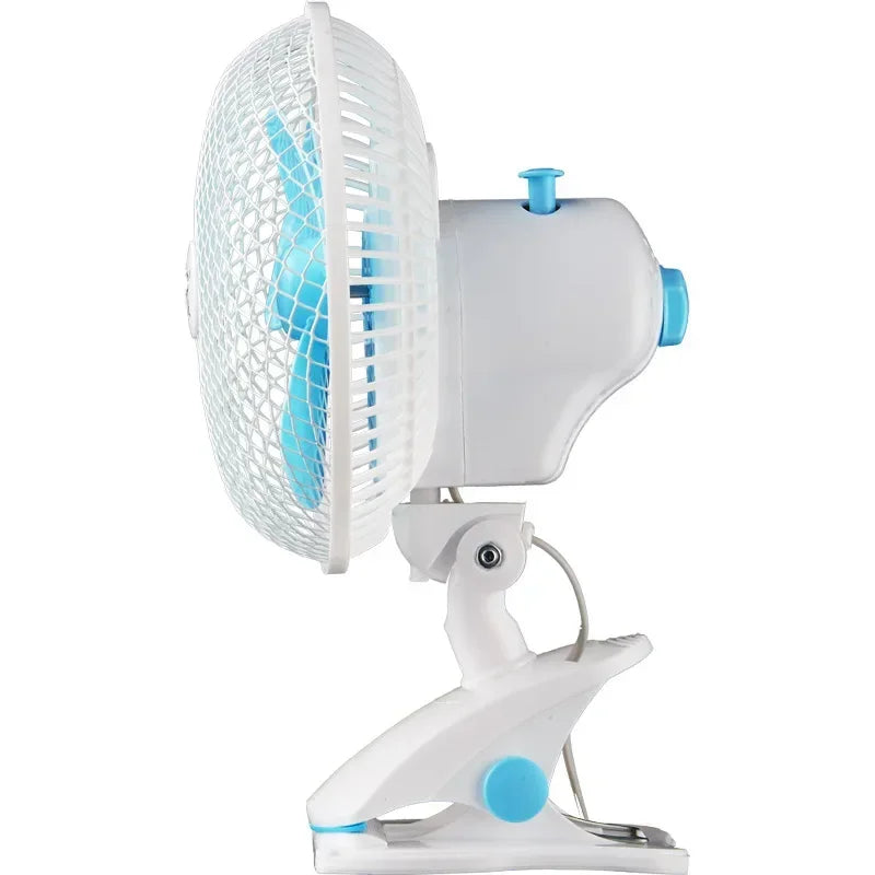 7 Inch Electric Fan Bedside Clip Wall Fan Desktop Student Ventilador Dormitory Table Air Conditioner Household Office Air Cooler