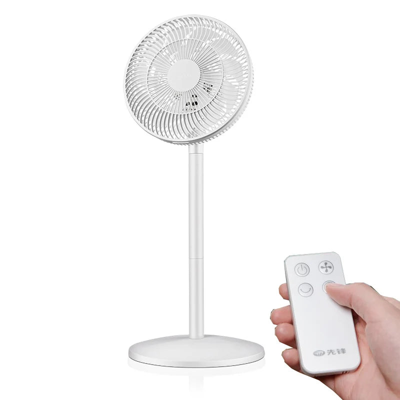Singfun electric fan 18 Fans Wings Low Noise Strong Air Volume Reclining Desktop Two-Piece Fan Intelligent Remote Control