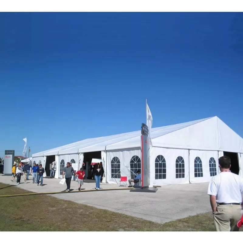 Outdoor Large Wedding Tent with Aluminium Frame PVC Canopy for Party Events Trade Shows Hotel Use