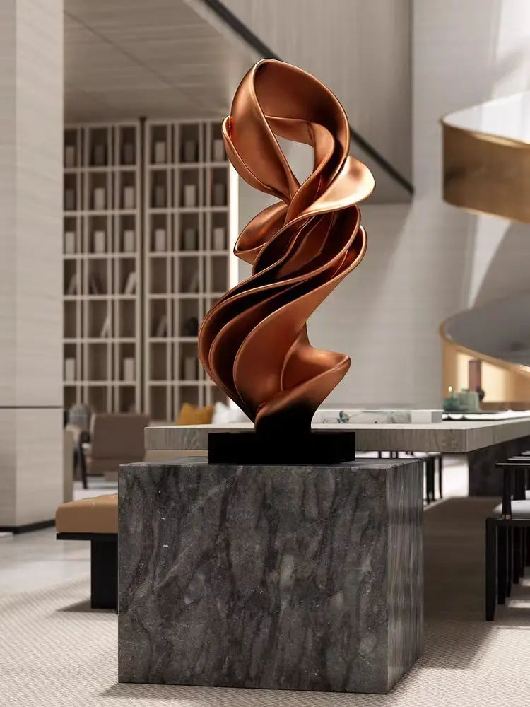 Home Decorations Modern Abstract Sculpture Ornaments Luxury Living Room Decor Accessories Handicrafts Floor Ceiling Art Decorati