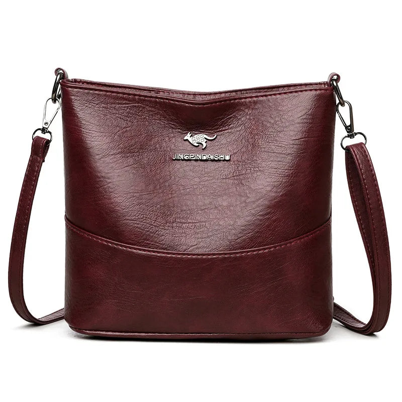 Women's Bucket Bag Fashionable Broadband Shoulder Bag 2025 Autumn New Item High-end Sense Niche Versatile Crossbody Bag