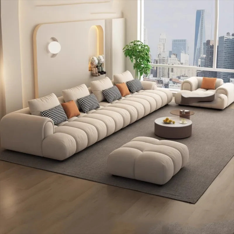 Purpose Double Size Living Room Sofas Modern Style Luxury Recliner Sofas L Shape Minimalist Divano Letto Matrimoniale Furniture
