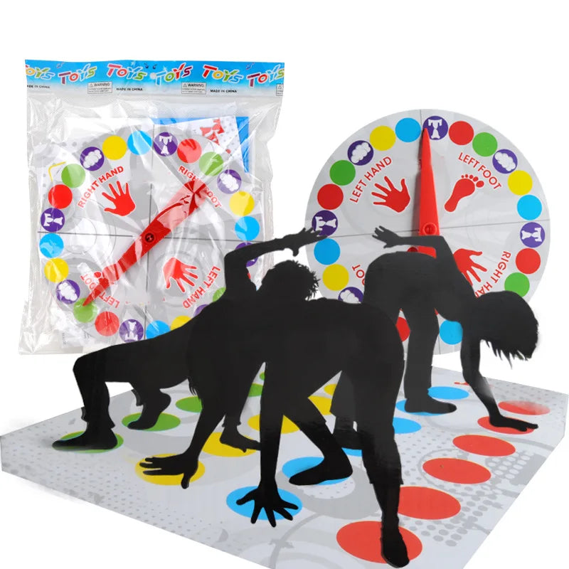 Fun Lndoor And Outdoor Twister Game Classic Board Game Twist Children's Body Adult Sports Interactive Family Friends Party Toys