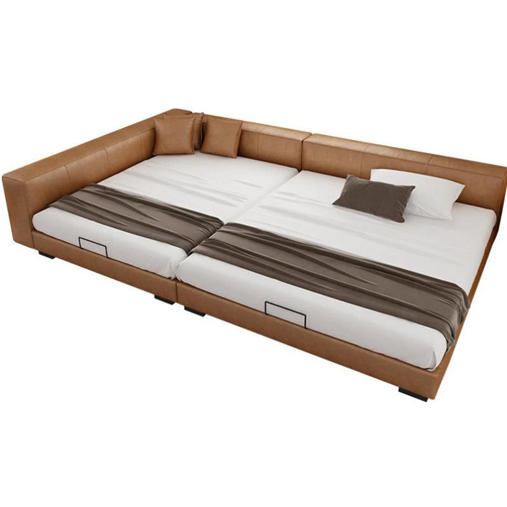 Queen Size Unique Beds Frames Headboard Aesthetic 180x200 Two Persons Beds Child Single Bedroom Cama Matrimonio Furnitures
