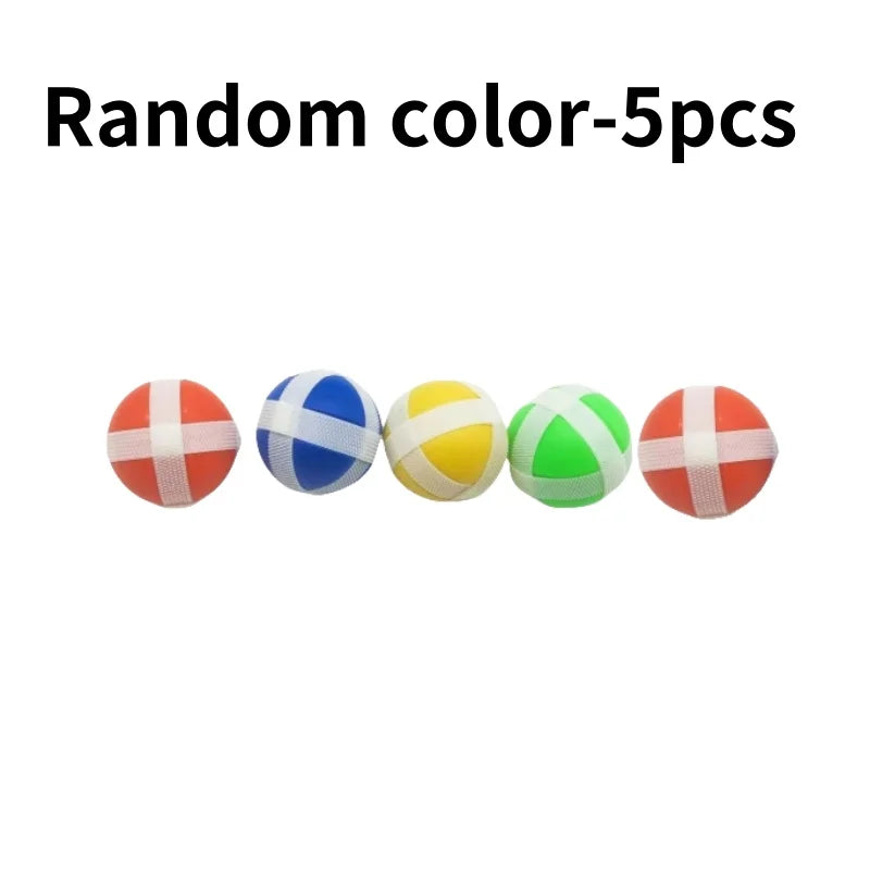 new 10 sports games dart board target shooting target ball toy Outdoor toy Sticky ball random color