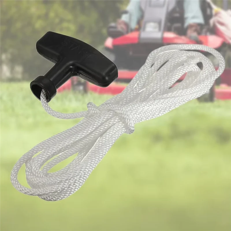 SOFT-3 Meters Recoil Starter Pull Rope Starter With Handle Handle Rope Universal Pet Engine Pull Rope Lawn Mower