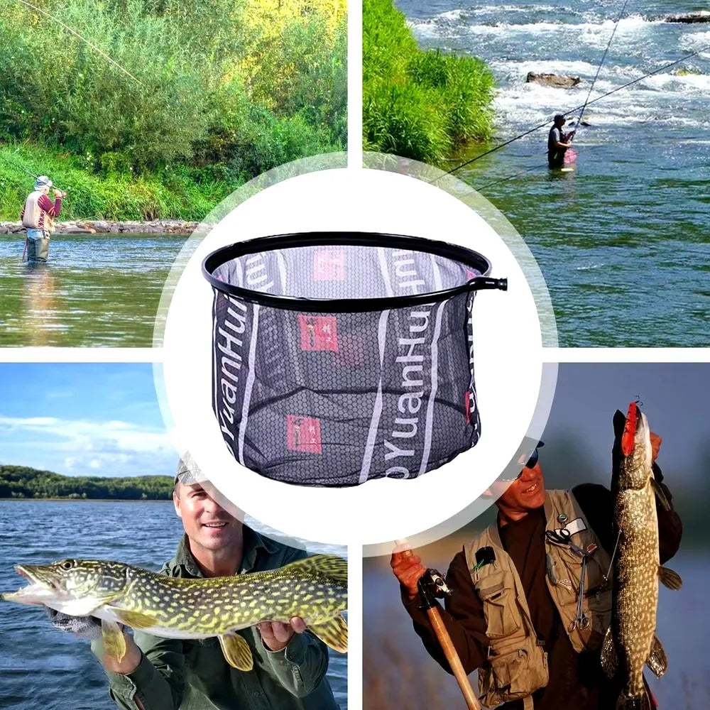 1 fishing net outdoor hand net ultra light aluminum alloy solid deepening fishing tool accessories
