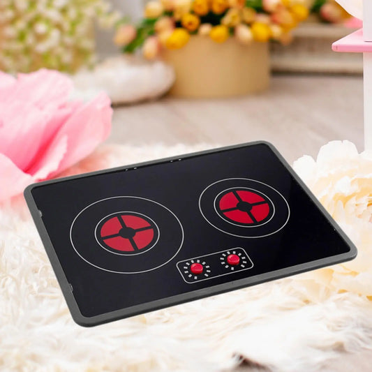 Kids Kitchen Play Toy Stove Toy Induction Cooker Acrylic Interactive Role Play Realistic Educational Toys for Girls Boys