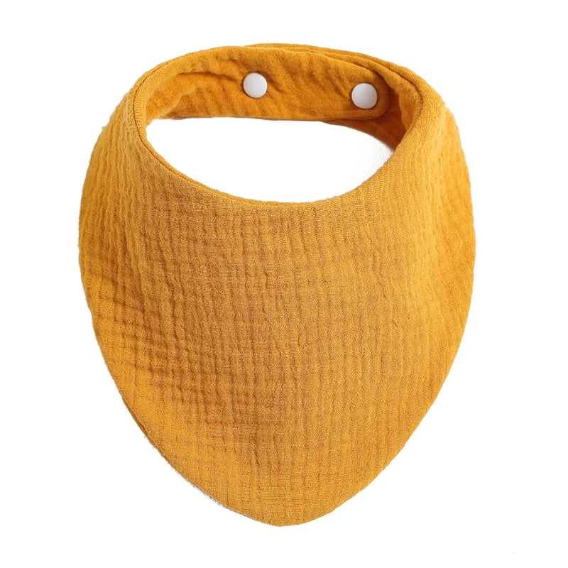 Cotton Gauze Baby Bibs Adjustable Newborns Saliva Towel Toddler Baby Boys Bib Burp Cloth Scarf Baby Shower Gift