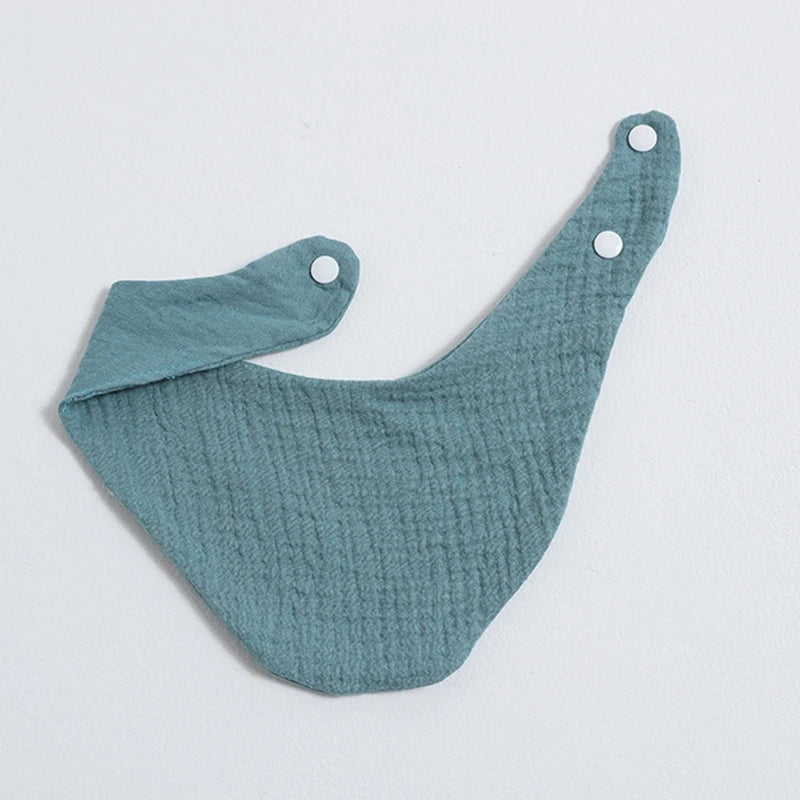 Cotton Gauze Baby Bibs Adjustable Newborns Saliva Towel Toddler Baby Boys Bib Burp Cloth Scarf Baby Shower Gift