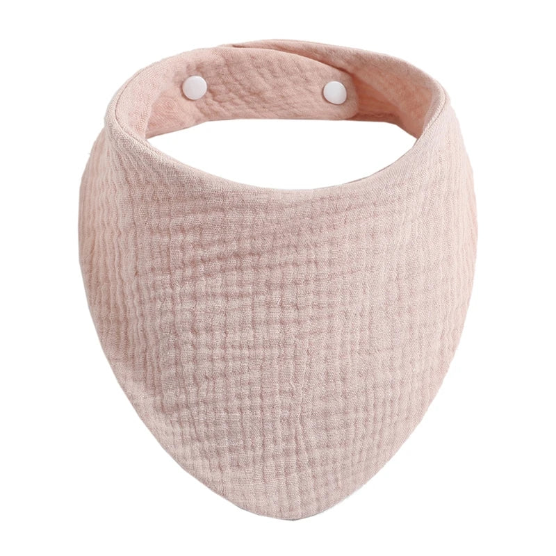 Cotton Gauze Baby Bibs Adjustable Newborns Saliva Towel Toddler Baby Boys Bib Burp Cloth Scarf Baby Shower Gift