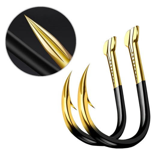 20 pcs Fishing Hook Single Fishhook Fishing Accessories Supplies Lures Carp Fishing Tackle Barbed Colored Tungsten Alloy