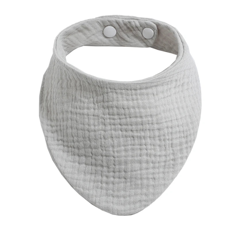 Cotton Gauze Baby Bibs Adjustable Newborns Saliva Towel Toddler Baby Boys Bib Burp Cloth Scarf Baby Shower Gift