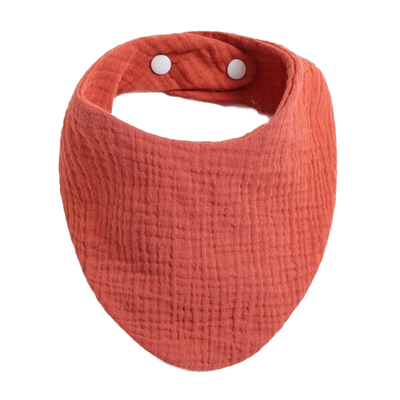 Cotton Gauze Baby Bibs Adjustable Newborns Saliva Towel Toddler Baby Boys Bib Burp Cloth Scarf Baby Shower Gift