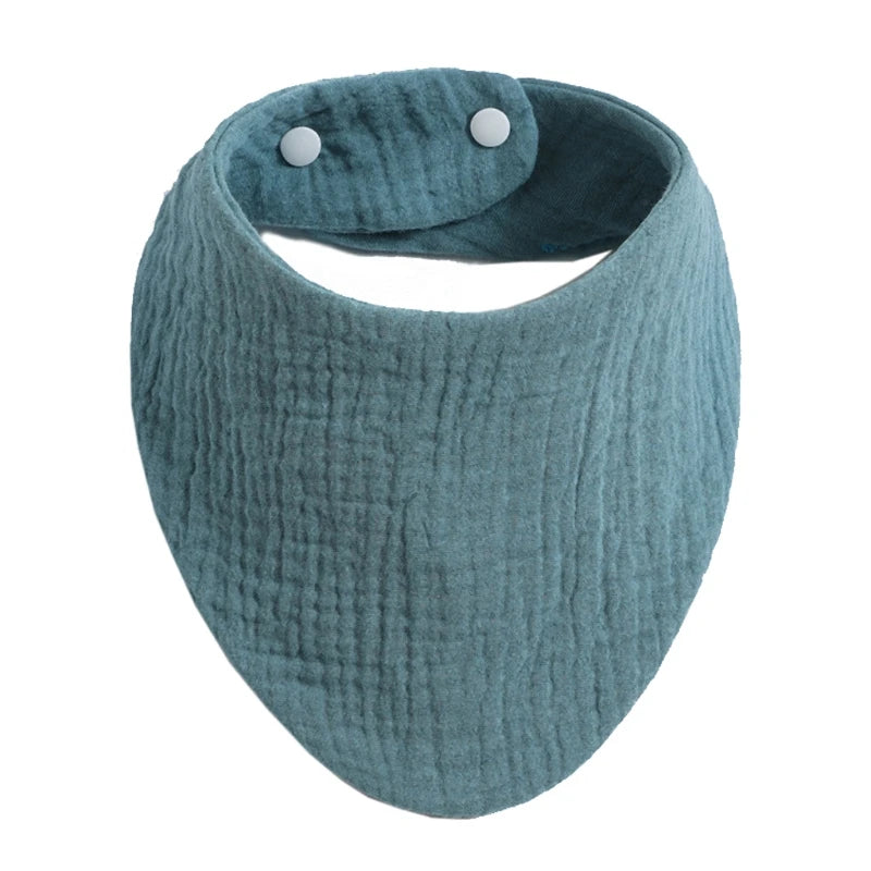 Cotton Gauze Baby Bibs Adjustable Newborns Saliva Towel Toddler Baby Boys Bib Burp Cloth Scarf Baby Shower Gift