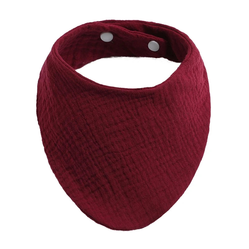 Cotton Gauze Baby Bibs Adjustable Newborns Saliva Towel Toddler Baby Boys Bib Burp Cloth Scarf Baby Shower Gift