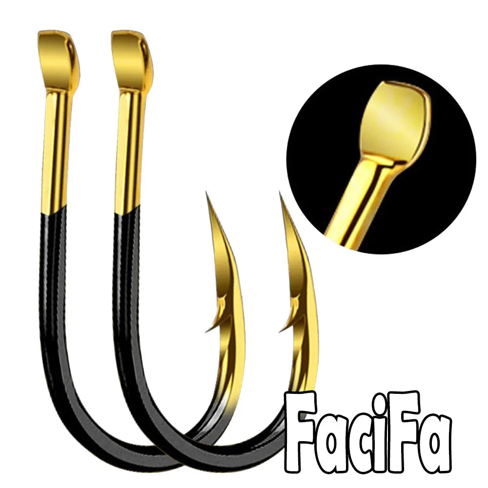 20 pcs Fishing Hook Single Fishhook Fishing Accessories Supplies Lures Carp Fishing Tackle Barbed Colored Tungsten Alloy