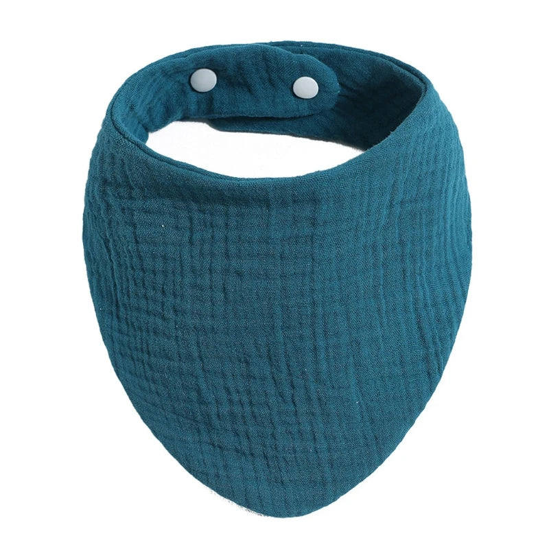 Cotton Gauze Baby Bibs Adjustable Newborns Saliva Towel Toddler Baby Boys Bib Burp Cloth Scarf Baby Shower Gift