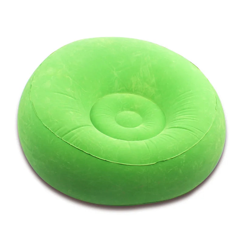 Inflatable Lazy Sofa Air Recliner Single Flocking Sofa