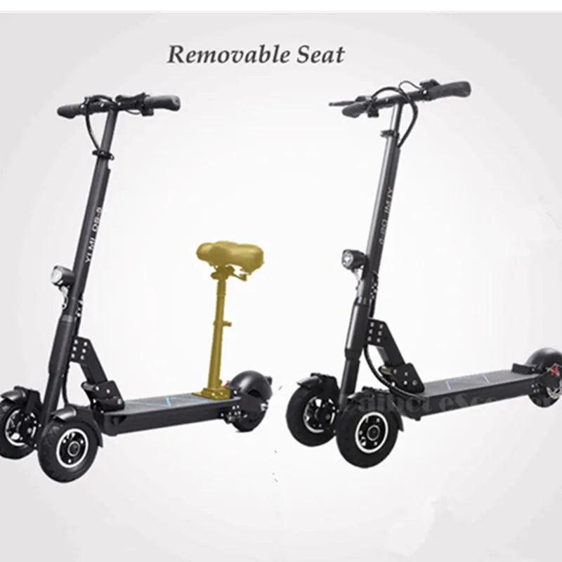 3 Wheel Electric Scooter With Seat Electric Scooters 8 Inch 500W 48V Folding Electric Skateboard For Adults