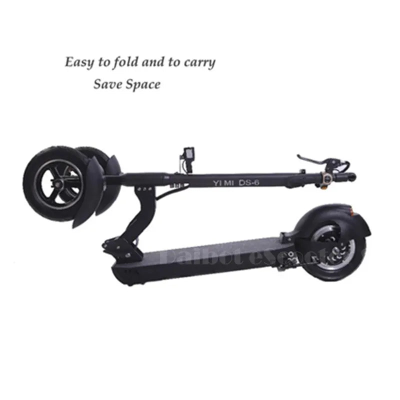 3 Wheel Electric Scooter With Seat Electric Scooters 8 Inch 500W 48V Folding Electric Skateboard For Adults