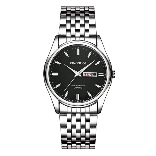 New Top Selling Fashion Luxury Wristwatch for Men Hour Date Week Display Reloj Male Clock Steel Waterproof Quartz Men's Watches