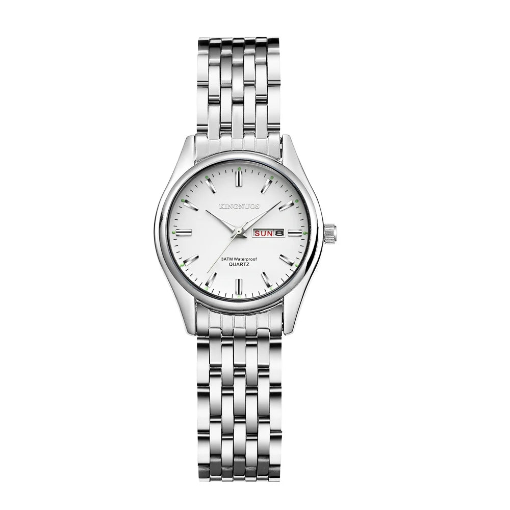 New Top Selling Fashion Luxury Wristwatch for Men Hour Date Week Display Reloj Male Clock Steel Waterproof Quartz Men's Watches