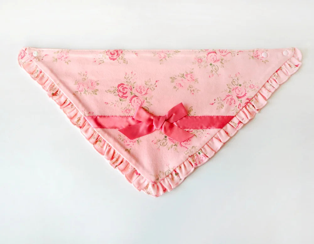 Cute Cotton Burp Cloth Triangle Round Lace Bow Princess Super Soft Baby Feeding Drool Bibs
