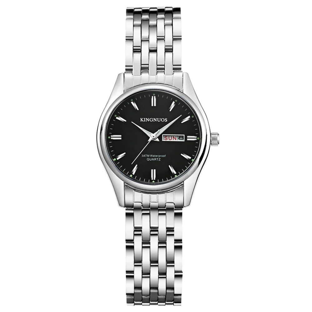 New Top Selling Fashion Luxury Wristwatch for Men Hour Date Week Display Reloj Male Clock Steel Waterproof Quartz Men's Watches