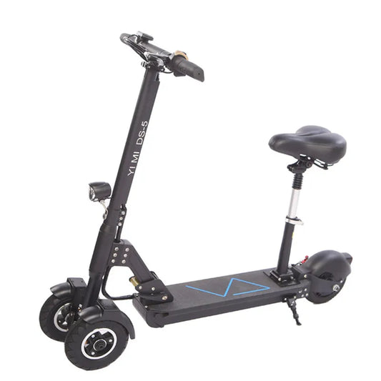 3 Wheel Electric Scooter With Seat Electric Scooters 8 Inch 500W 48V Folding Electric Skateboard For Adults