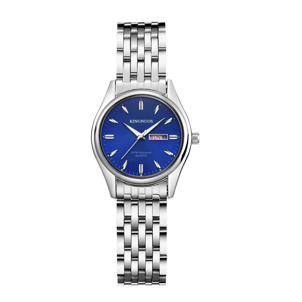 New Top Selling Fashion Luxury Wristwatch for Men Hour Date Week Display Reloj Male Clock Steel Waterproof Quartz Men's Watches