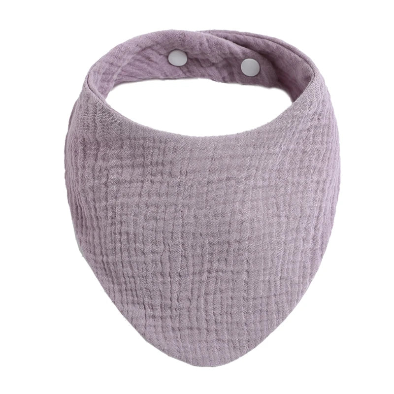 Cotton Gauze Baby Bibs Adjustable Newborns Saliva Towel Toddler Baby Boys Bib Burp Cloth Scarf Baby Shower Gift