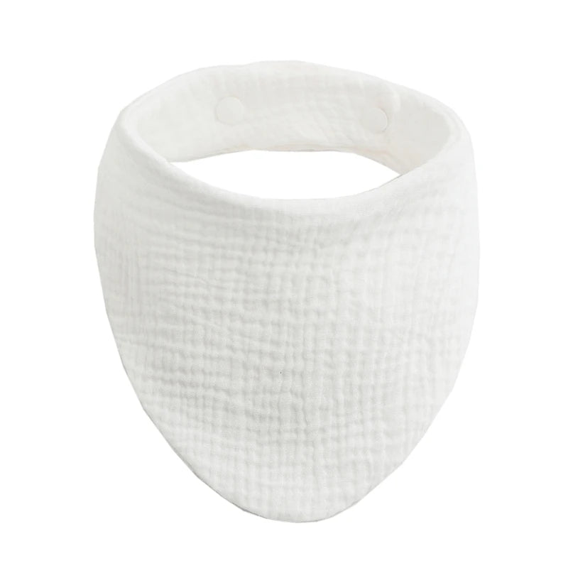 Cotton Gauze Baby Bibs Adjustable Newborns Saliva Towel Toddler Baby Boys Bib Burp Cloth Scarf Baby Shower Gift