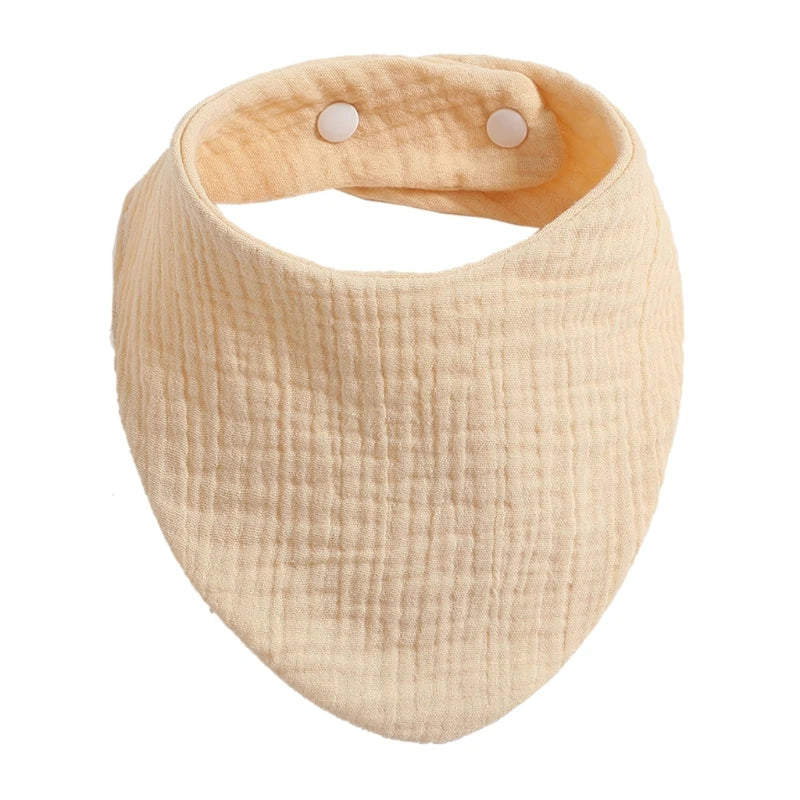 Cotton Gauze Baby Bibs Adjustable Newborns Saliva Towel Toddler Baby Boys Bib Burp Cloth Scarf Baby Shower Gift