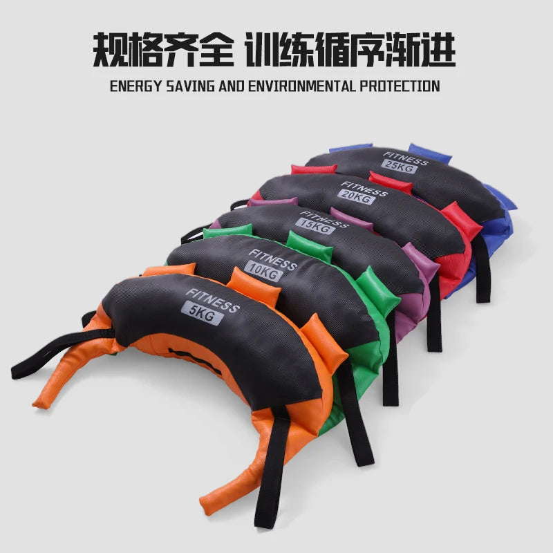 Empty weight-bearing sandbag for private training,just leather bag without padding sandbag,squat fitness equipment