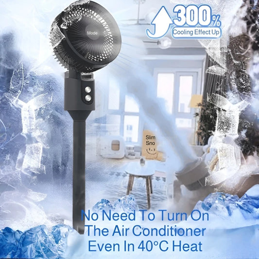 Silent Electric Fan Powerful Wind Collection Rapid Flow Natural Air Delivery Power Saving Desktop Floor Home Air Circulation Fan