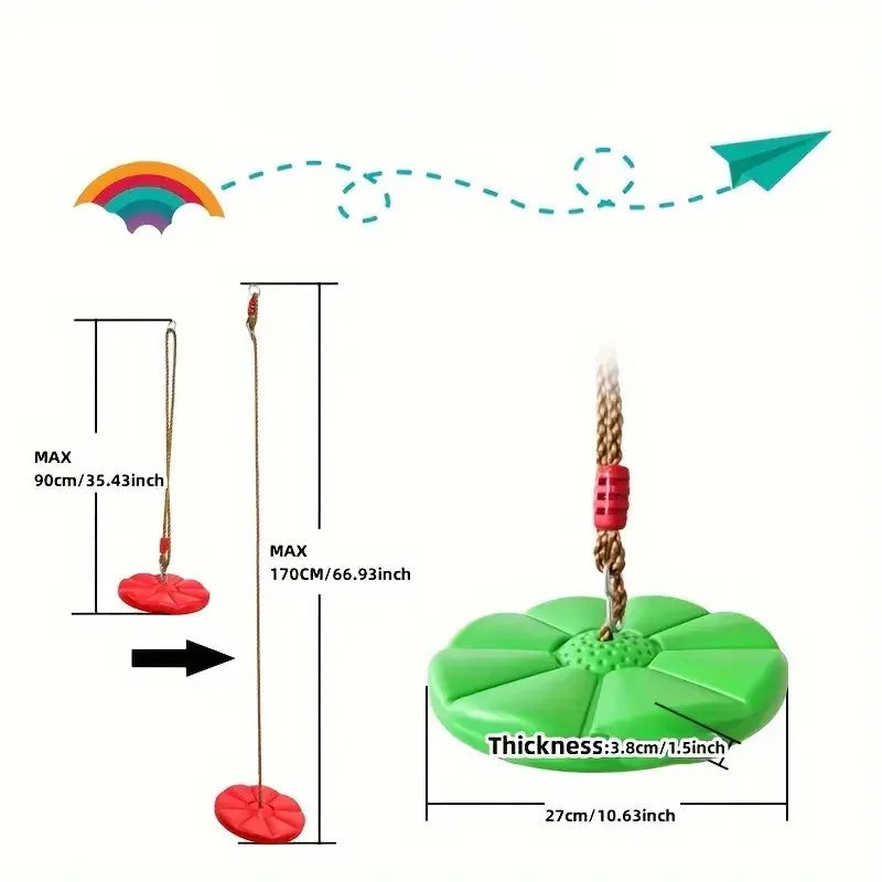 A Disc Swing Indoor Outdoor Toy for Teenagers and Adults Family Party Games Perfect for Holiday Birthday Gifts