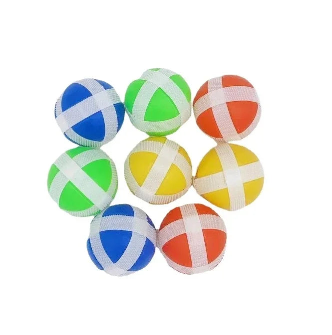 new 10 sports games dart board target shooting target ball toy Outdoor toy Sticky ball random color