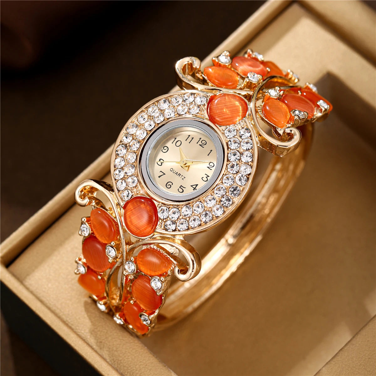 1pcs Women's Gorgeous, Fashionable, Compact, Elegant, Shining Watch for Daily Wear, Holidays, Birthdays, Gifts Essential