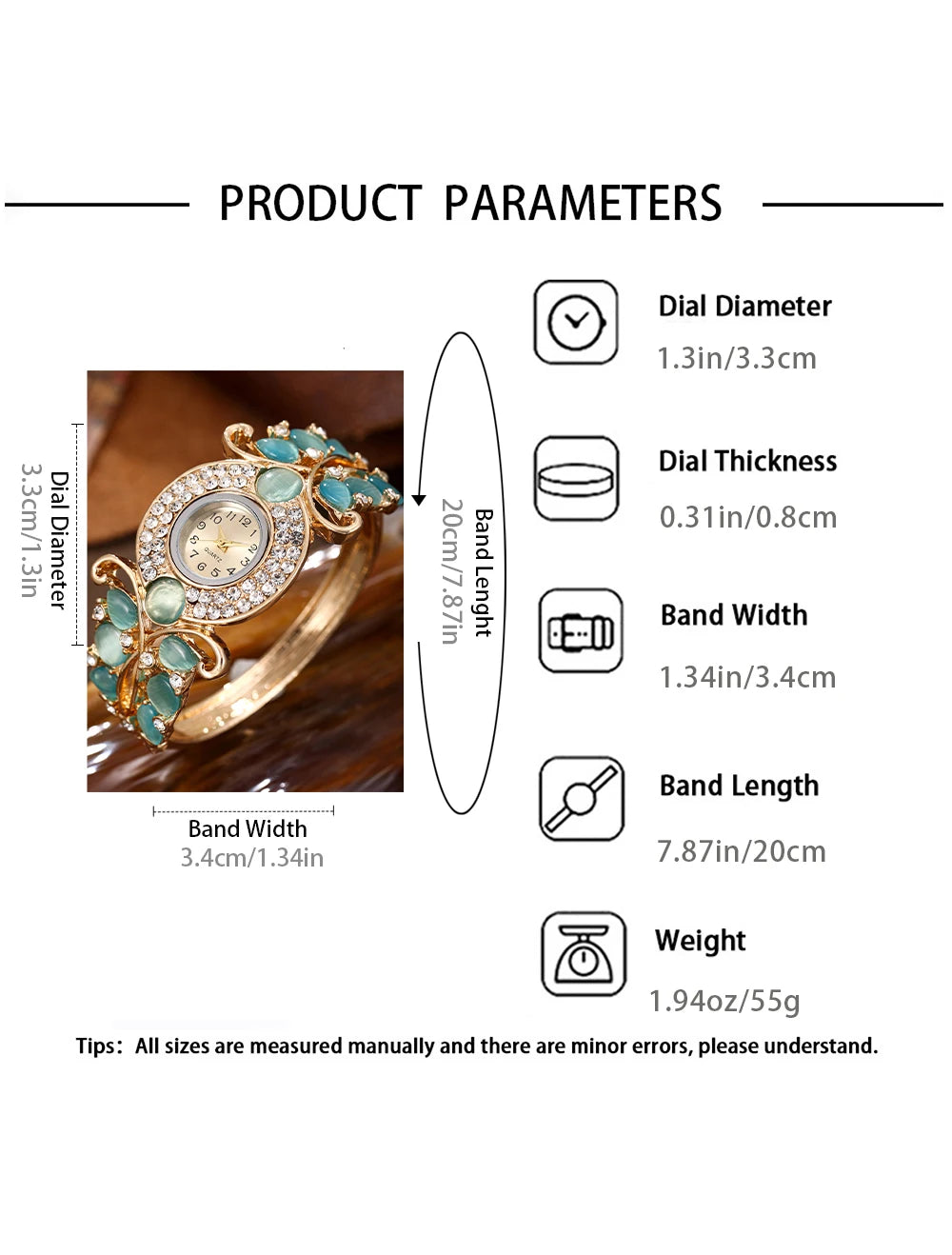 1pcs Women's Gorgeous, Fashionable, Compact, Elegant, Shining Watch for Daily Wear, Holidays, Birthdays, Gifts Essential