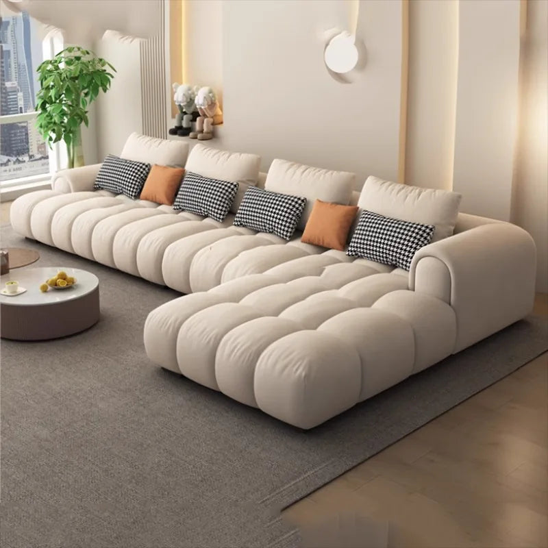 Purpose Double Size Living Room Sofas Modern Style Luxury Recliner Sofas L Shape Minimalist Divano Letto Matrimoniale Furniture