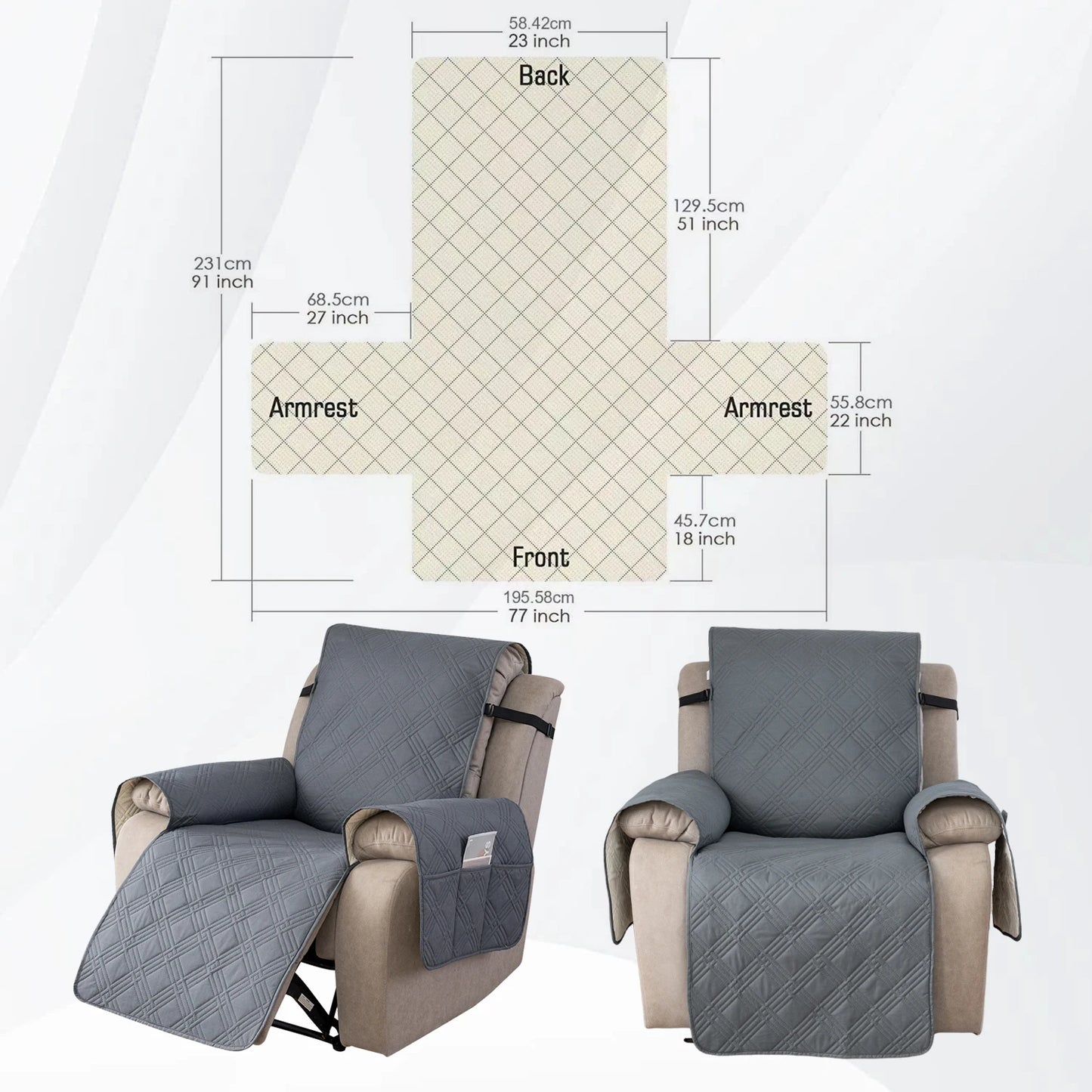 Waterproof Non-Slip Sofa Cushion High Quality  recliner sofa cover   Sofa Covers Antidirty Cover Sofa