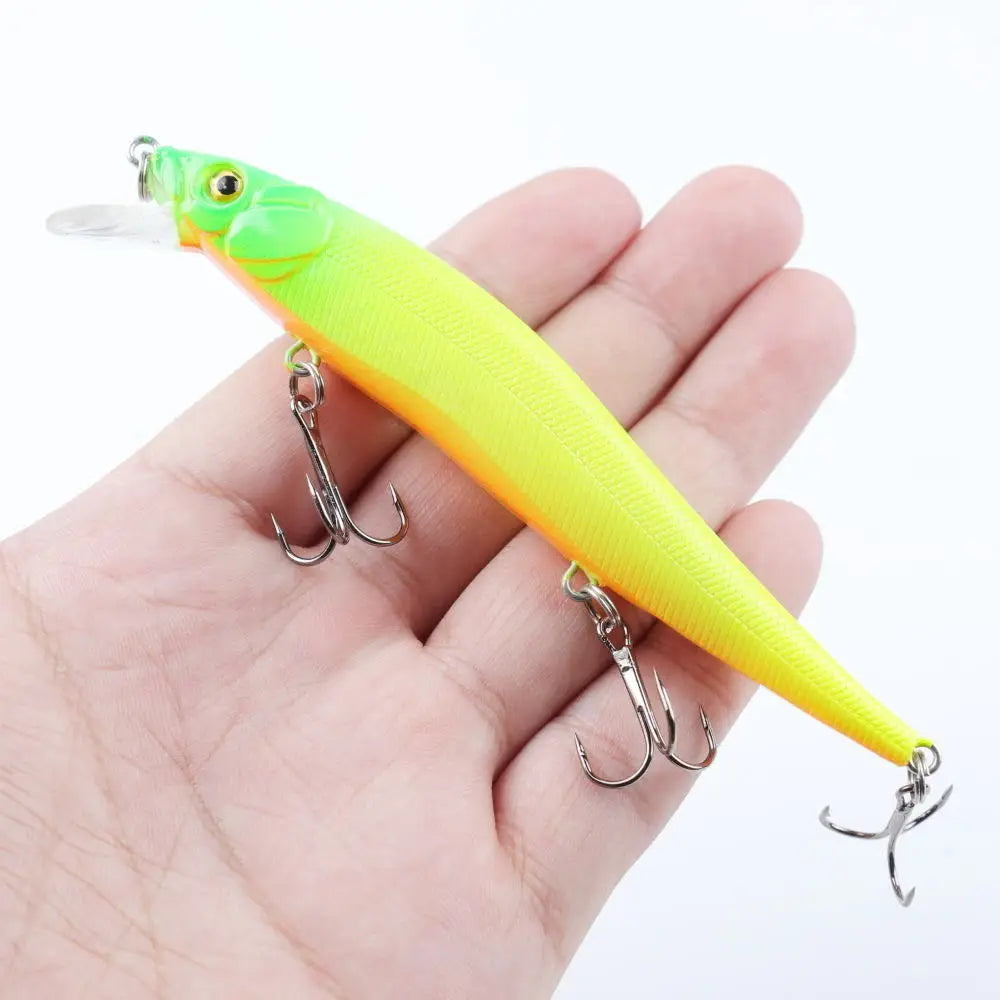 Fishing Lure 11.5cm/14g Artificial Bionic Swing Hard Bait Tackle 3D Eyes Hook Wobbler Carp Fishing Pesca for Bass Pike 5/10Pcs