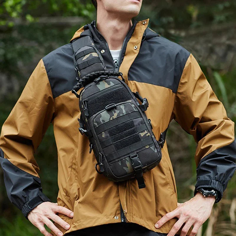Men's Waist Bag Sports Shoulder Outdoor Fanny Pack Camping Hiking Fishing Climbing Backpack for Male Travel Sling Chest Bags 가방