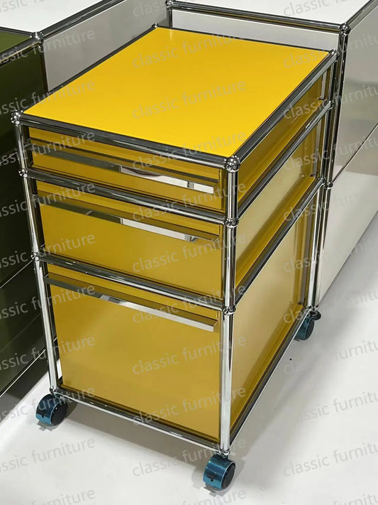 Modular Module Furniture Customized Metal Stainless Steel Cabinet  Storage  Sideboard Shelf DIY Living Room