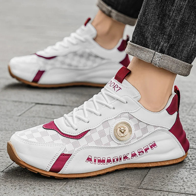 Men's Shoes 2025 Summer New Lightweight Sports Casual Shoes with Thick Soles and Soft Soles, Versatile Height-increasing Shoes