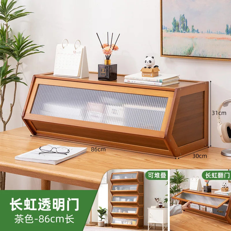 Multi functional stackable storage cabinet with lid, miscellaneous storage box, household storage box, bedside cabinet