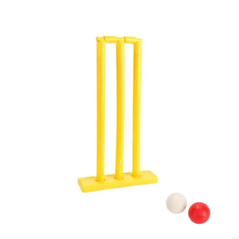 652F Children Cricket Set Indoor Outdoor Child Sports Game Parent Child Cricket Game with Stumps and 2 Balls Enduring