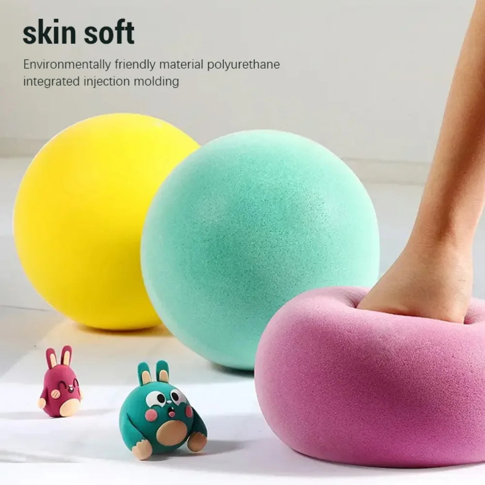 Ball Outdoor Games That Do Not Damage The Floor Quiet Toys Soft Elastic Ball Noise Reduction Ball Mute Ball Solid Sponge Ball